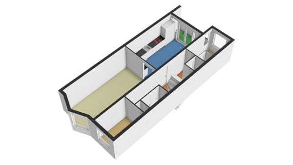 Floorplan - Burgemeester Meineszplein 32b, 3022 XC Rotterdam